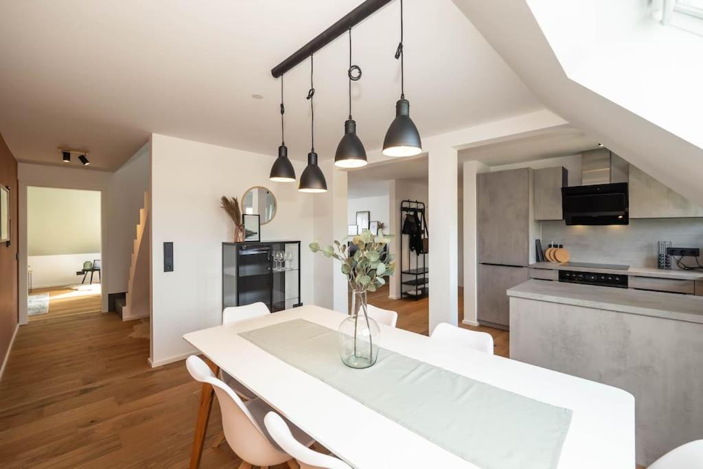 Luxury Apartment On The Rhein 부징겐엠호크리엔 외부 사진